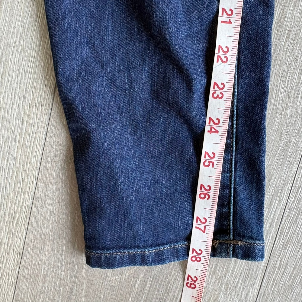 Isabel Maternity by Ingrid & Isabel Skinny Crossover Panel Jeans Dark Wash 12 - Picture 6 of 15